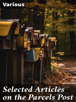 cover image of Selected Articles on the Parcels Post